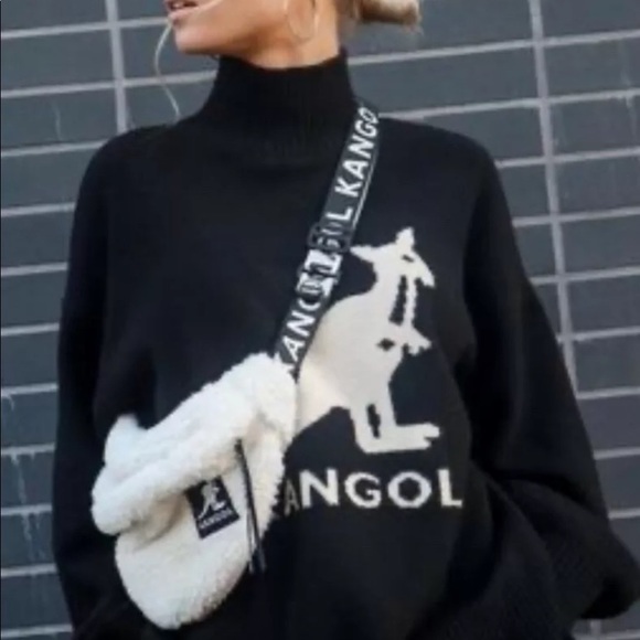 NWOT KANGOL × H&M Oversized Sweater BLOGGERS FAV. - Picture 9 of 12
